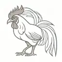 gamecock tattoo design idea