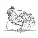 gamecock tattoo design idea