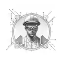 electric engineer tattoo design idea