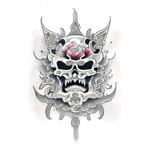 Memento Mori tattoo design idea
