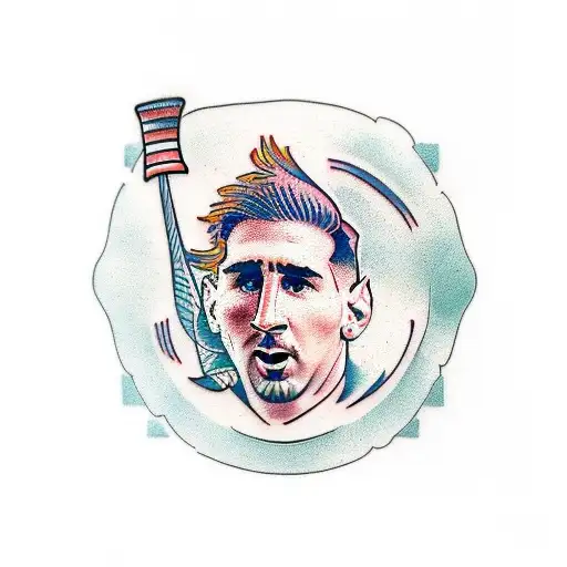 messi tattoo design idea