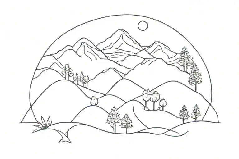 Rolling Heights Ballas tattoo design idea