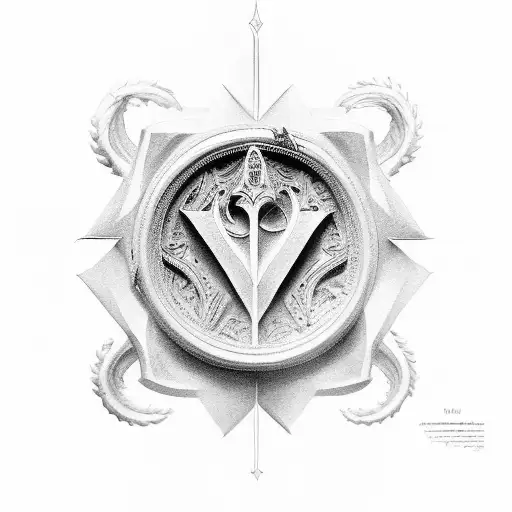 Veni Vidi Vici in angelic script tattoo design idea