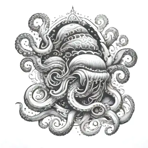 squid   tattoo design idea