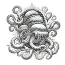 squid   tattoo design idea