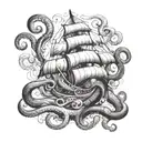 squid   tattoo design idea