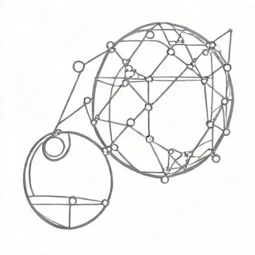 mirrorball tattoo design idea