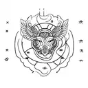 i want to make a tattoo for my brother which invludes his birth date which is 10.09 and his zodiac sign which is virgo,  tattoo design idea