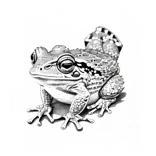 Urban Toad tattoo design idea