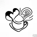 café  tattoo design idea