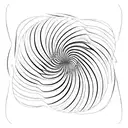 Fibonacci com símbolos matemáticos e o mar tattoo design idea