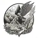 valley of death angel tattoo design idea