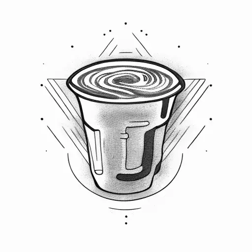 barista tattoo design idea