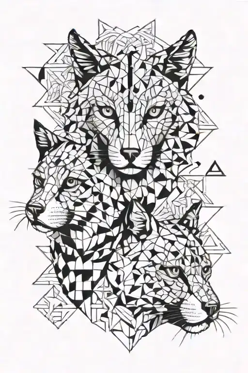 cats, greece, poland, police, wolf head tattoo design idea