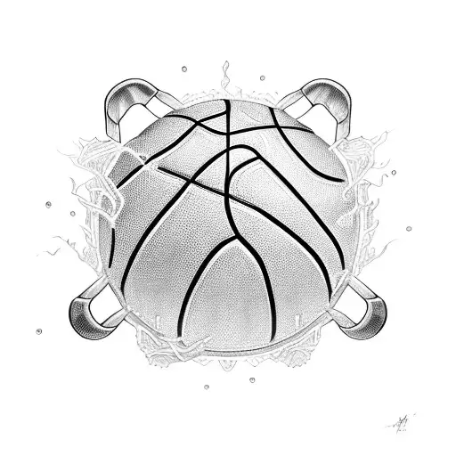 basketball, video games, bluey cartoon, beach tattoo design idea