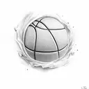 basketball, video games, bluey cartoon, beach tattoo design idea