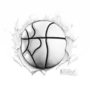 basketball, video games, bluey cartoon, beach tattoo design idea