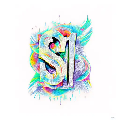 success 100$ bill tattoo design idea