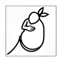 maternity tattoo design idea