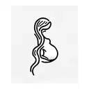 maternity tattoo design idea