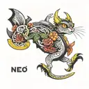 funny tattoo design idea