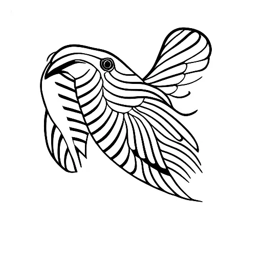 Swallow Bird tattoo design idea