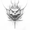 Nemesis tattoo design idea