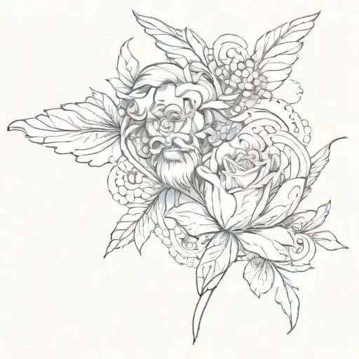 birthday of my father (December 20, 1985) and my mother (May 26, 1986) tattoo design idea