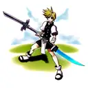 Bandaged buster sword from Cloud Strife in Kingdom Hearts. tattoo design idea