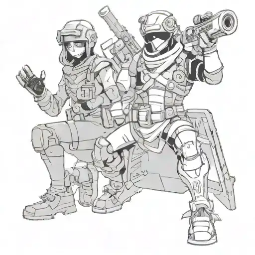 fortnite tattoo design idea