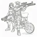 fortnite tattoo design idea