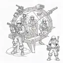 fortnite tattoo design idea