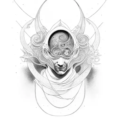 Morpheus from The Sandman  tattoo design idea