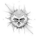 the sandman Morpheus  tattoo design idea