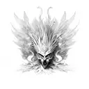warrior phoenix  tattoo design idea