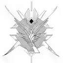 Phoenix anime  tattoo design idea