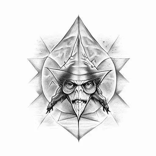 harry potter death hallows tattoo design idea