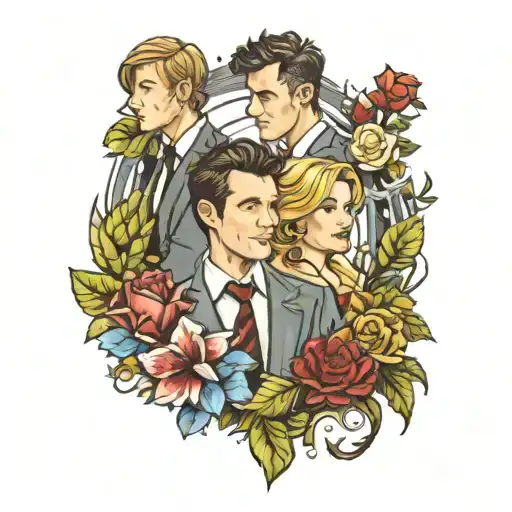 how i met your mother inspired design featuring tattoo design idea
