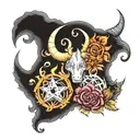 Capricorn Taurus Pisces Scorpio tattoo design idea