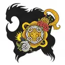 Capricorn Taurus Pisces Scorpio tattoo design idea