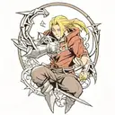 Fullmetal Alchemist Brotherhood tattoo design idea