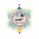 simple letter written from father to son signed "Love Dad" tattoo design idea
