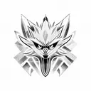 Shadow the Hedgehog symbol with tribal tattoo design idea