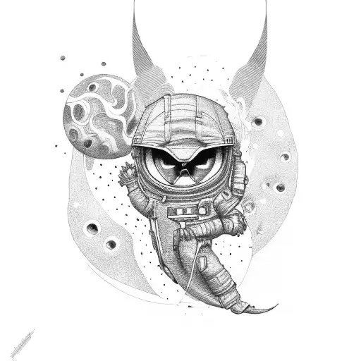 Unzipped zipper with space inside tattoo design idea