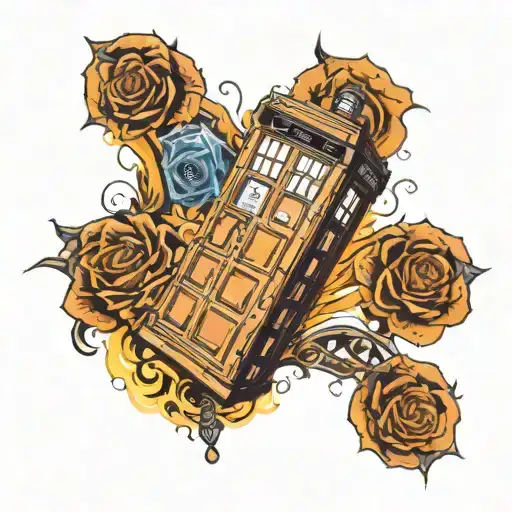 TARDIS  tattoo design idea