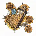 TARDIS  tattoo design idea