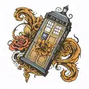 TARDIS  tattoo design idea