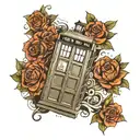 TARDIS  tattoo design idea