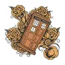 TARDIS  tattoo design idea