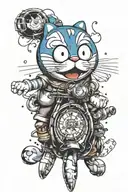 Doraemon tattoo design idea